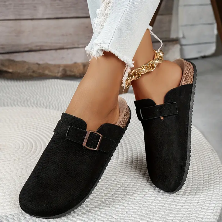 Black Mule Loafers - Mulose